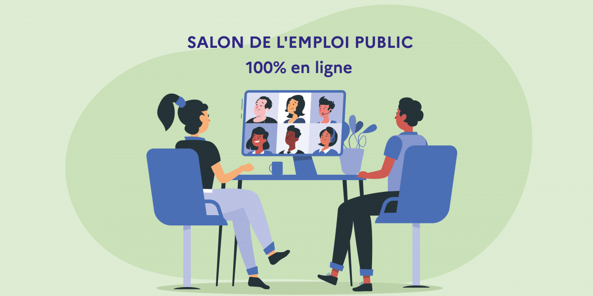 image mis en avant de The OFII will be present at the Grand Est Region public employment fair, 100% online, on 13 and 14 October, make an appointment!